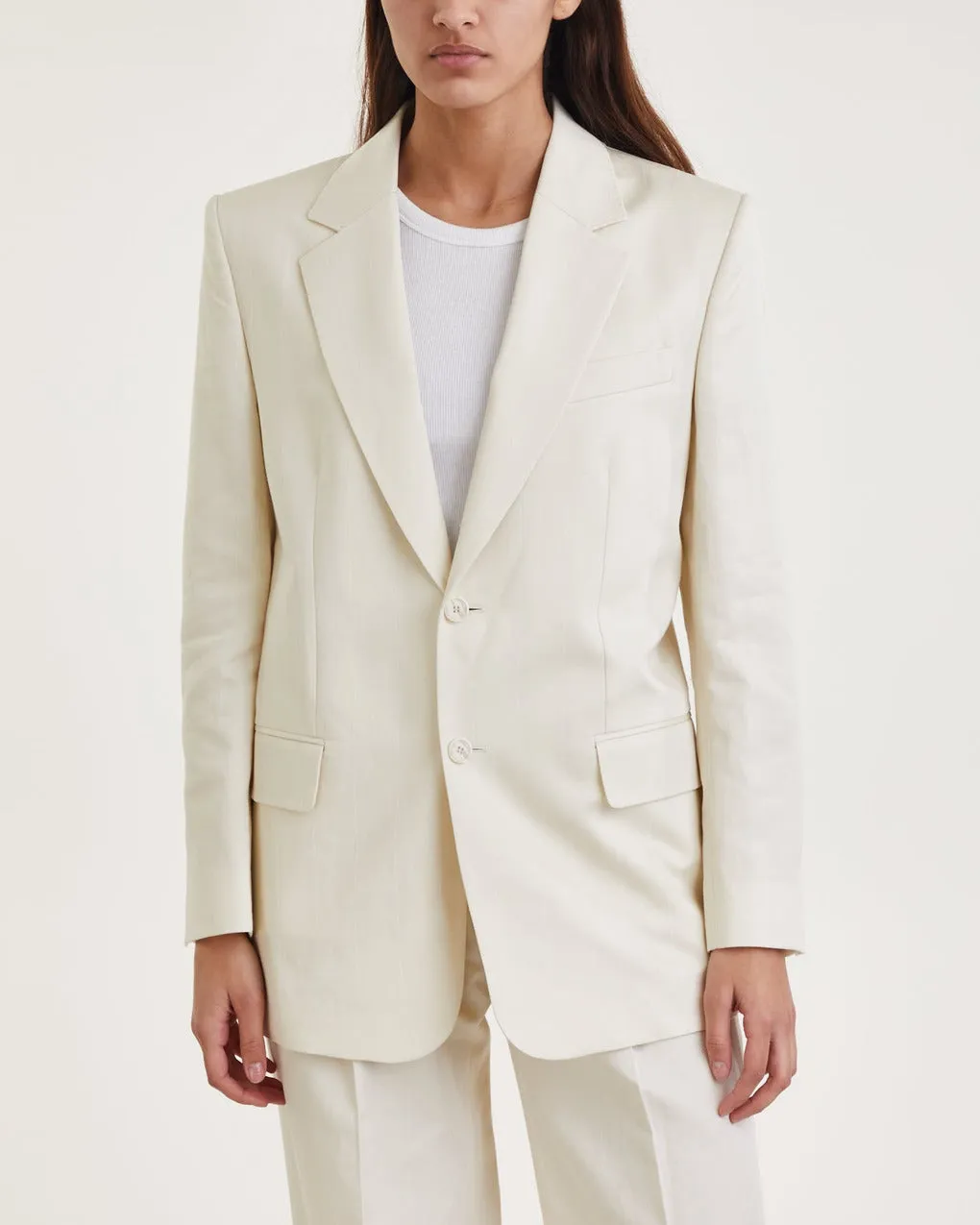 Filippa K   Blazer Tailored Pinstripe Blazer  Benvit 